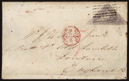 Lot # 160 CAPE OF GOOD HOPE: Used To London; 1855 - 63, 6d Pale Rose-lilac - Cape Of Good Hope (1853-1904)