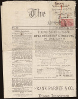 Lot # 166 CAPE OF GOOD HOPE: Used To France: Newspaper; 1871-76, 1d Carmine Red, PAIR - Cape Of Good Hope (1853-1904)