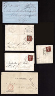 Lot # 203 GREAT BRITAIN: 1864 - 79 THREE Studies: - Covers & Documents