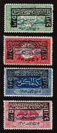 Lot # 361 SAUDI ARABIA: Hejaz, 1925, Jeddah 2-line Blue Overprint On 1922 “Kingdom” Issue, ¼pi  To 2pi - Saudi Arabia