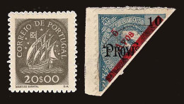 Lot # 408 PORTUGAL: 1943 To 1945; An Unusual Group Of 16 Stamps - Collections (with Albums)