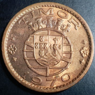 Timor 1 Escudos 1970 AUNC Luster - Timor