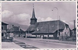 Crassier VD, Eglise Et Garage (1969) - Crassier