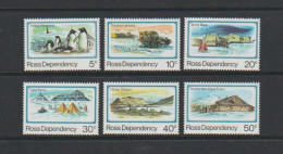 ROSS  DEPENDENCY    1982    Penguins    Set  Of  6    MNH - Gebruikt