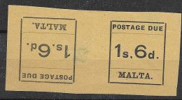 Delcampe - Malta Mint 1925 Fault: THIN AMINCI (100 Euros) - Malta
