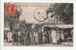 CP 41 SAINT AMAND Entrée De L'Avenue De La Gare - Saint Amand Longpre