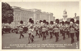 [-5%] ROYAUME UNI - London - Guards' Band Returning From Buckingham Palace - Animé - Carte Postale Ancienne - Buckingham Palace