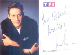AUTOGRAPHE : JULIEN COURBET Né à CAUDERAN - Televisie & Internet