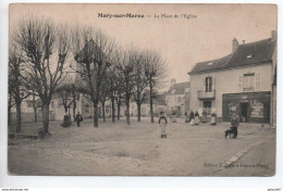 MORMANT (77) - LA PLACE DE L'EGLISE - Mormant