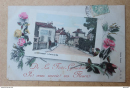 LA FERTE GAUCHER (77) - CARTE FLEURIE - JE VOUS ENVOIE CES FLEURS - La Ferte Gaucher