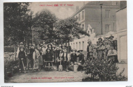 ORLY (94) - ECOLE DE JARDINAGE - DEPART POUR LE TRAVAIL - Orly