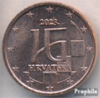 Kroatien KRO 1 2023 Stgl./unzirkuliert 2023 Kursmünze 1 Cent - Croazia