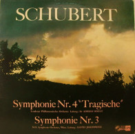* LP *  Schubert: SYMPHONIE No.4 (TRAGIQUE) / SYMPHONIE No.3 - LONDON PHILHARMONIC (1973) - Classique