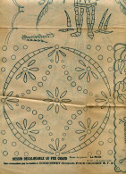 1912 - Dentelle - Broderie - Dessin Décalquable Au Fer à Chaud - Prime Du Journal "La Mode" De 1912 - Other & Unclassified