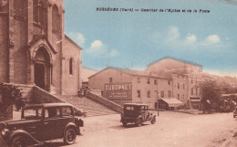 Delcampe - 30 / BESSEGES / QUARTIER DE L EGLISE ET DE LA POSTE / PUB DUBONNET - Bessèges