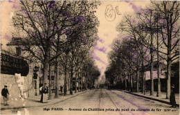 Delcampe - CPA Paris 14e Paris Avenue De Chátillon Prise Du Pont Du Chemin De Fer (310902) - Brücken