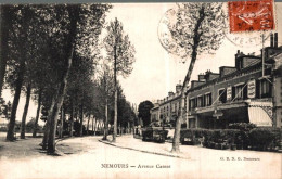 Delcampe - K0511 - NEMOURS - D77 - Avenue Carnot - Nemours