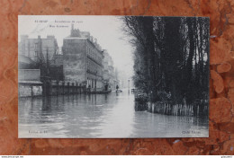 ELBEUF (76) INONDATIONS DE 1910 RUE GREMONT - Elbeuf