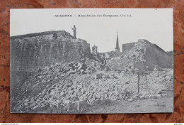 AUXONNE (21) - DEMOLITION DES REMPARTS - Auxonne