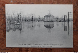 Delcampe - MAISONS-ALFORT (94) - LA GRANDE CRUE DE LA SEINE - INONDATION DE LA VOIE - Maisons Alfort