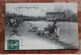 GUILLON (89) - UN COIN DE LA RIVIERE - LAVANDIERE / METIER - Guillon