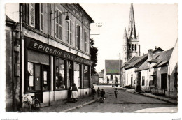 VENETTE (60) - VUE VERS L'EGLISE - EPICERIE VINS CAFE TABAC - Venette