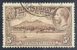 1932 5s Chocolate Anniversary, SG 93, Fine Used. Cat. £190. - Montserrat