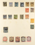 1892 - 1922 USED COLLECTION Includes 1892-93 Set To £1, 1896-97 Die I & Die II Sets, 1896 BSAC Overprint Set To 4d, 1905 - Other & Unclassified