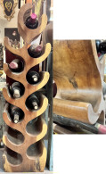 PRECIOSO BOTELLERO DE MADERA 12 BOTELLAS VINO 100cm X 30cm - Other & Unclassified
