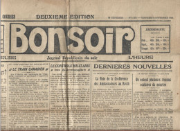 Delcampe - JEUX OLYMPIQUES DE PARIS 1924 - JOURNAL BONSOIR - NOVEMBRE 1923 - - Libri