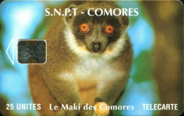 COMORES : OPT-0007  25 Le Maki Des Comores (SC5) ( Batch: C49100924) USED - Comoros