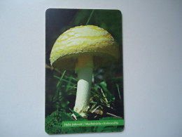Delcampe - SLOVAKIA USED CARDS   FLOWERS MUSHROOMS - Slowakei