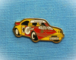 1 PIN'S //  ** RALLYE " PORSCHE 911 " BARBARA JOSÉ / CEDICO ** . - Porsche