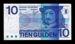 Holanda Netherlands 10 Gulden 1968 Pick 91b Mbc+ Vf+ - 10 Gulden