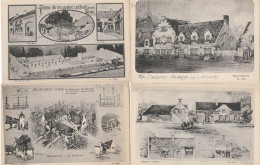 ARCHITECTURE PROJETS TISSIER MEUSE + BARBOTIN FLANDRE + P SARDOU AISNE + ANSELMI PICARDIE - Collections & Lots