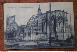 ETAIN (55) - L'EGLISE EN RECONSTRUCTION - Etain