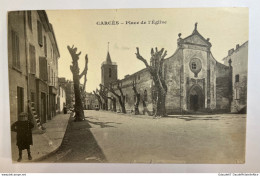 CARCES (83) - PLACE DE L'EGLISE - Carces