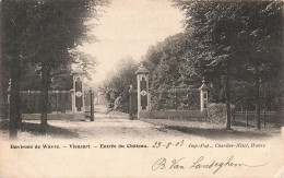 [-5%] BELGIQUE - Corroy Le Grand Chaumont Gistoux - Enivrons De Wavre - Vieusart - Entrée Du Château - Carte Postale Anc - Chaumont-Gistoux