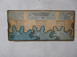 REGLE A CALCUL : OMARO - PARIS - Ets ROLLET & Cie - Engrenages - Other Apparatus