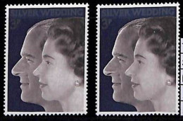 ZA0011b - GREAT BRITAIN - STAMP - SG# 916 + 918 NO PHOSPHOROUS  Mint MNH Royalty - Errors, Freaks & Oddities (EFOs