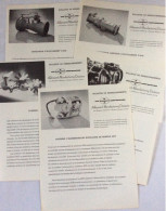 5 Bulletins De Renseignement - The Garrett Corporation - AiResearch Manufacturing Divisions - Début 1960 - Tools