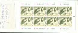 1267A - Centenaire De La Croix-Rouge, Prédominance Française Avec Variété , Carnet .  Cote 30 Euros - 22714A - 1961-1990