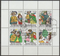 DDR 1977 MiNr.2281 - 2286 Kleinbogen  O Gestempelt Märchen Sachsen Kommen Durch Die Ganze Welt ( Bl.36 ) - 1971-1980