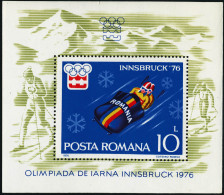 Delcampe - Neuf Sans Charnière N° 123 + 123a. Les 2 Blocs JO D'hiver à Innsbruck. - Other & Unclassified