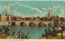 Worcester Cathedral And Bridge - Worcester
