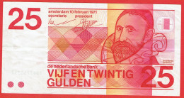 Pays-Bas - Billet De 25 Gulden - Jan Pietersz Sweelinck - 10 Février 1971 - P92a - 10 Gulden
