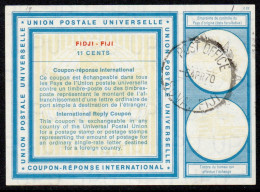 Delcampe - FIJI FIDJI  Vi19  11 CENTS  International Reply Coupon Reponse Antwortschein IRC IAS Cupón Respuesta  O SUVA 06.04.70 - Fiji (1970-...)