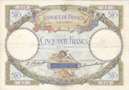 50 F L.O. Merson 12-2-1927 FAY 15.01 Alph. Z.7 - Petit Alphabet - 50 F 1927-1934 ''Luc Olivier Merson''