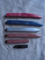 Ancien - Lot De Bâtons De Cire Pour Sceaux Couleurs Différentes Paris 1920/30 - Seals
