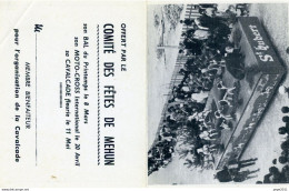 Calendrier Petit Format 18 MEHUN Sur YEVRE 1969 Cavalcade Char De La St Hubert ( Chiens Chevaux ) - Formato Piccolo : 1961-70